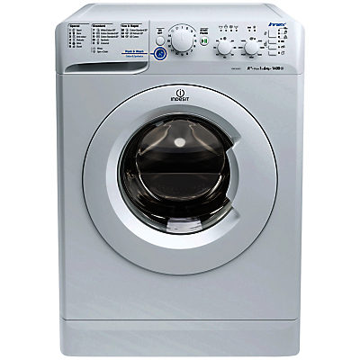 Indesit XWC61452W Freestanding Washing Machine, 6kg Load, A++ Energy Rating, 1400 rpm Spin Speed, White